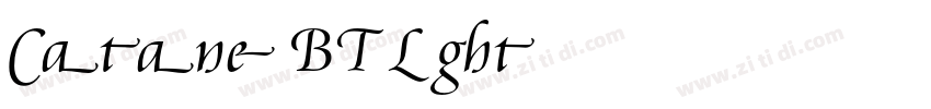 CataneoBT Light字体转换 CataneoBT Light字体转换